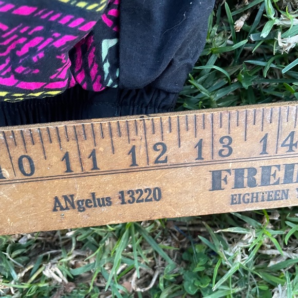 80s 90s Multicolored Neon Windbreaker Ski Jacket Pull OverTurtle Neck Medium - Picture 8 of 8